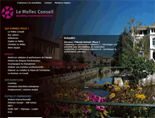 Tablet Screenshot of lemellecconseil.com